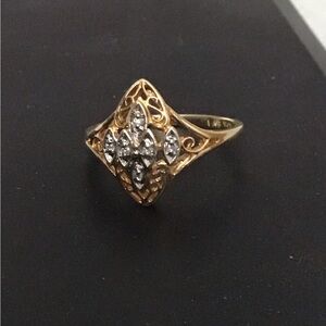 Stampd Elegant Gold and Silver Women's Ring